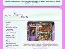 Tablet Screenshot of opal-moon.com